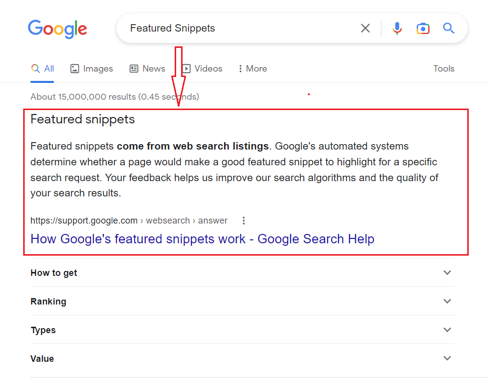 Featured Snippets and SERP Features: