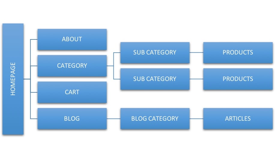 Website's Hierarchical Structure